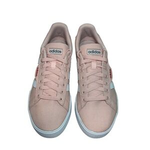 Adidas Daily 3.0 Pink‎ Canvas Lace Up Low Top Sneakers Women's Size 7 GZ7706